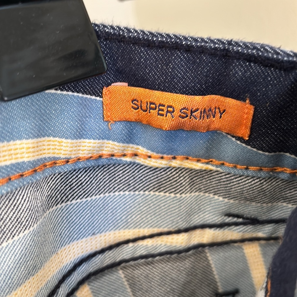 Tory Burch striped jeans. Size 26 waist - Picture 6 of 8